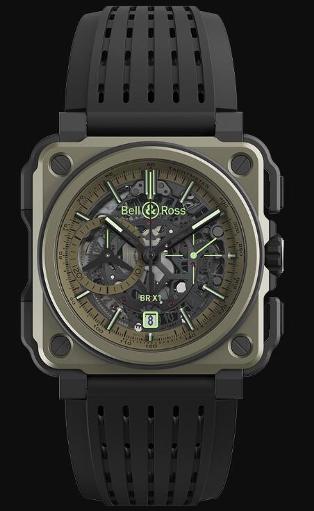 Bell & Ross BR-X1 MILITARY BRX1-CE-TI-MIL Replica Watch